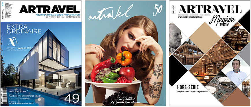 Artravel - Couvertures de magazines
