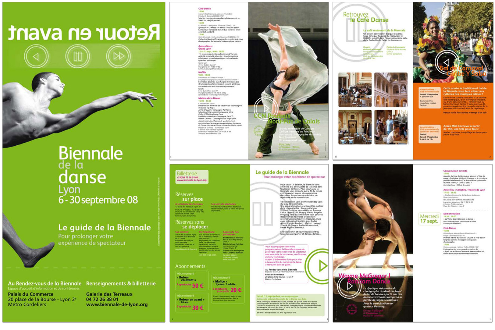 Communication pour la Biennale de la danse de Lyon 2008