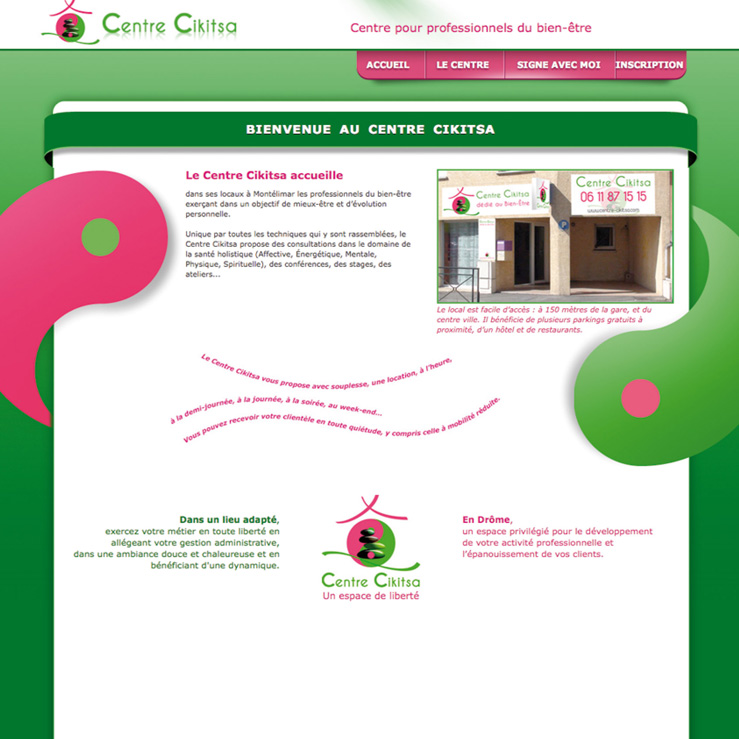 Projets similaires - Centre Cikitsa - Site web